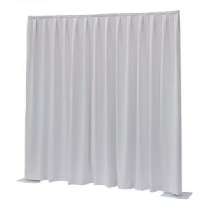 Pipe & drape 3x3 meter vit