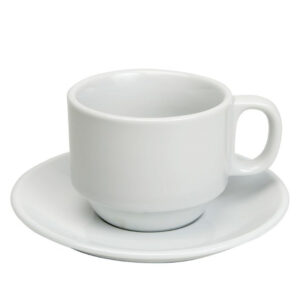 Trefemtvå Kaffekopp med fat